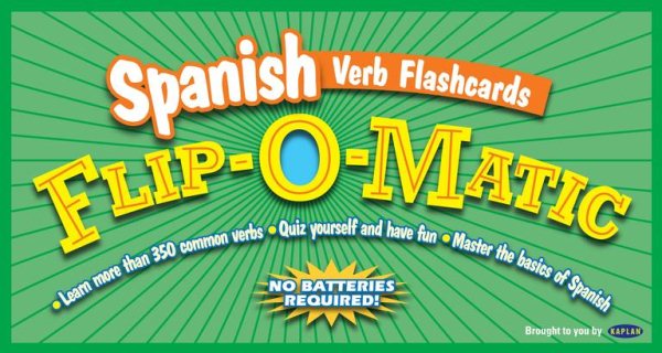 Kaplan Spanish Verb Flashcards Flip-O-Matic cover