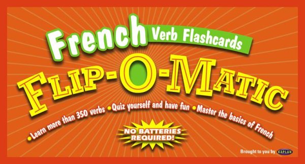 Kaplan French Verb Flashcards Flip-O-Matic (French Edition)