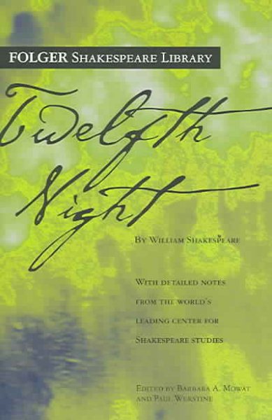 Twelfth Night (Folger Shakespeare Library) cover