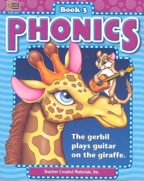 Phonics Book 3 (Phonics (Teacher Created Resources)) cover