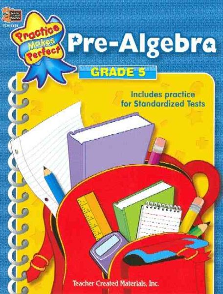 Pre-Algebra Grade 5: Pre-algebra Grade 5