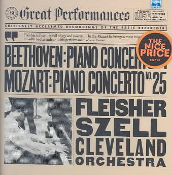 Beethoven: Piano Concerto No. 4 / Mozart: Piano Concerto No. 25 (Great Performances) cover