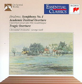 Brahms: Symphony 4 / Academic Festival Overture / Tragic Overture cover