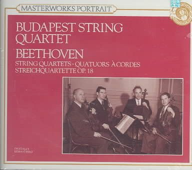 Beethoven: String Quartets Op. 18, Nos. 1-6 cover