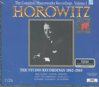Vladimir Horowitz, Complete Masterworks Recordings 1962-1973, Vol. I: The Studio Recordings 1962-63 cover