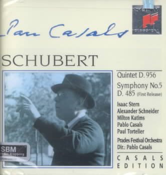 Schubert: Quintet D956; Symphony No. 5 cover