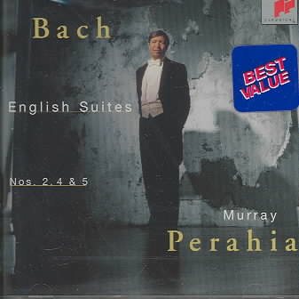 Bach: English Suites Nos. 2, 4 & 5 cover