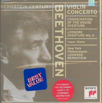 Beethoven: Violin Concerto / Leonore Overture No. 3 ~ Bernstein / Stern cover