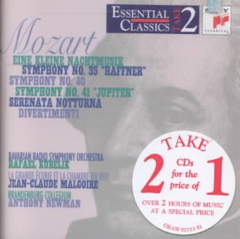 Symphonies 35,40 & 41 / Divertimenti / Nachtmusik