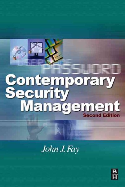 Contemporary Security Management cover