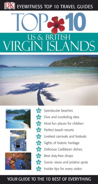 Top 10 US & British Virgin Islands (EYEWITNESS TOP 10 TRAVEL GUIDE) cover
