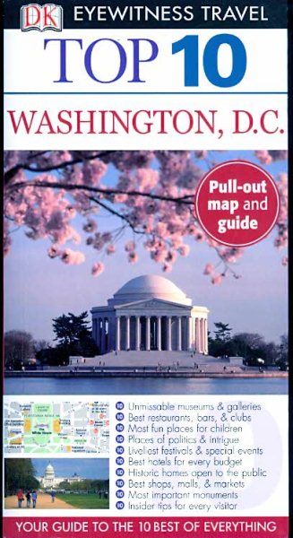 Top 10 Washington DC (Eyewitness Top 10 Travel Guides) cover