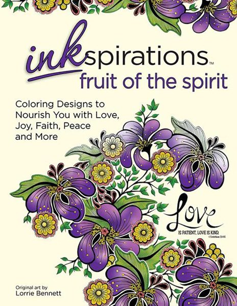 Inkspirations Fruit of the Spirit: Coloring Designs to Nourish You with Love, Joy, Faith, Peace and More cover