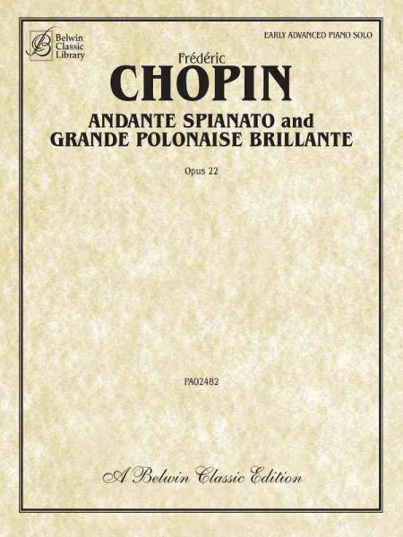 Andante Spianato and Grande Polonaise Brillante, Op. 22 (Belwin Classic Library) cover