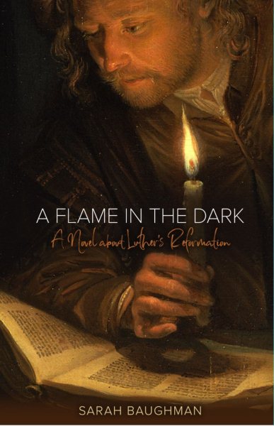A Flame in the Dark: A Novel about Luther's Reformation cover