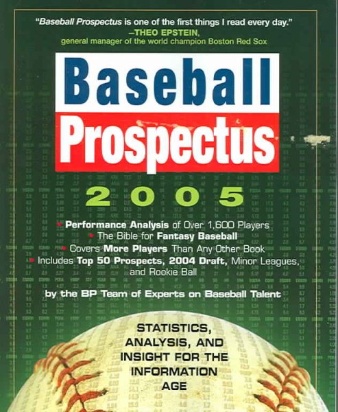Baseball Prospectus 2005: Statistics, Analysis, and Insight for the Information Age cover