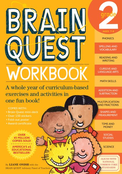 Brain Quest Workbook, Grade 2 cover