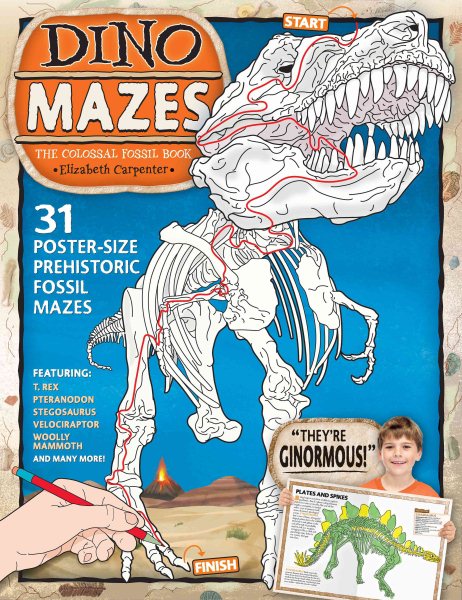 DinoMazes: The Colossal Fossil Book cover
