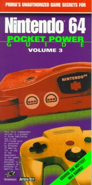 Nintendo 64 Pocket Power Guide Volume 3: Unauthorized (Vol 3) cover