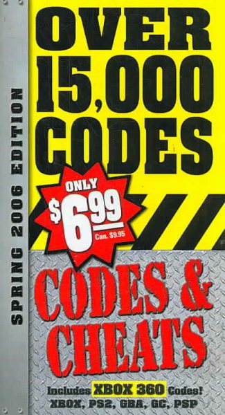 Codes & Cheats Spring 2006 Edition: Over 15,000 Secret Codes (Prima Official Game Guide) cover