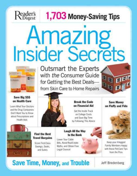 Amazing Insider Secrets: 1703 Money Saving Tips cover