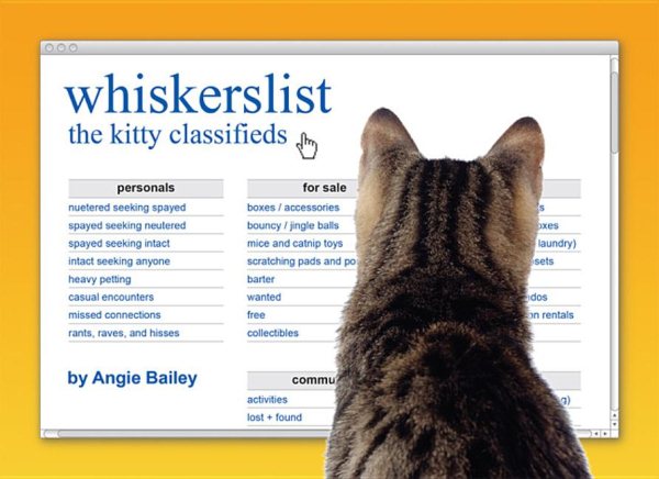 whiskerslist: the kitty classifieds cover