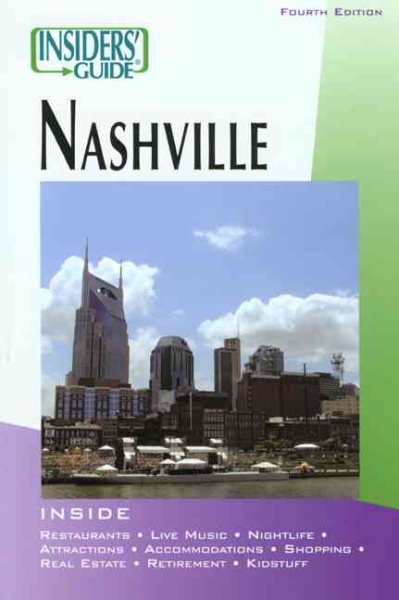 Insiders' Guide to Nashville, 4th (Insiders' Guide Series) cover