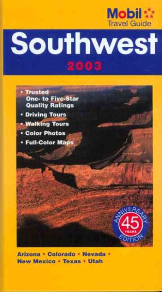 Mobil Travel Guide Southwest 2003 cover