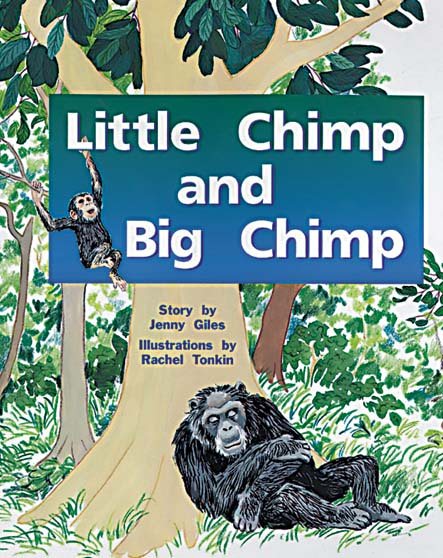 Rigby PM Plus: Individual Student Edition Red (Levels 3-5) Little Chimp and Big Chimp cover