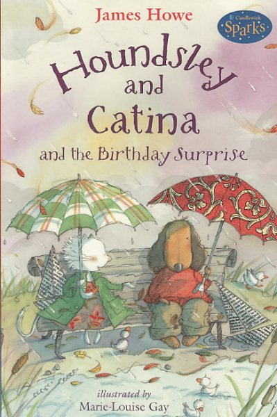 Houndsley and Catina and the Birthday Surprise: Candlewick Sparks cover
