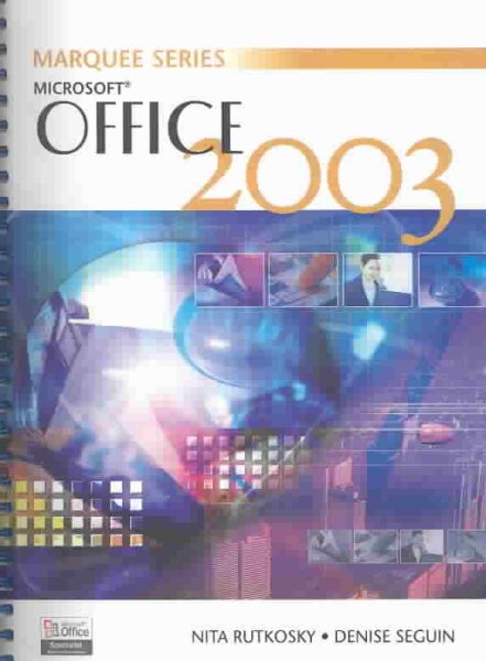 Microsoft Office 2003: Spiral Edition (Marquee Series) cover
