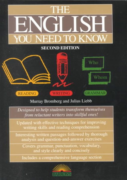 English You Need to Know, The cover