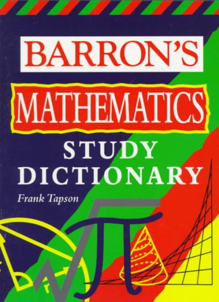 Barron's Math Study Dictionary cover