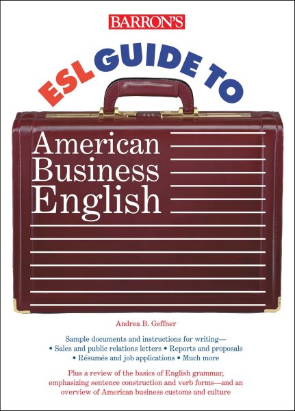 Barron's ESL Guide to American Business English cover