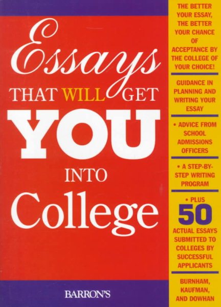 Essays That Will Get You into College cover