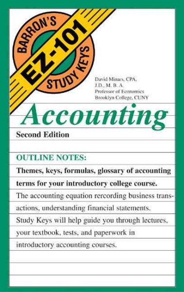 Accounting (EZ-101 Study Keys)