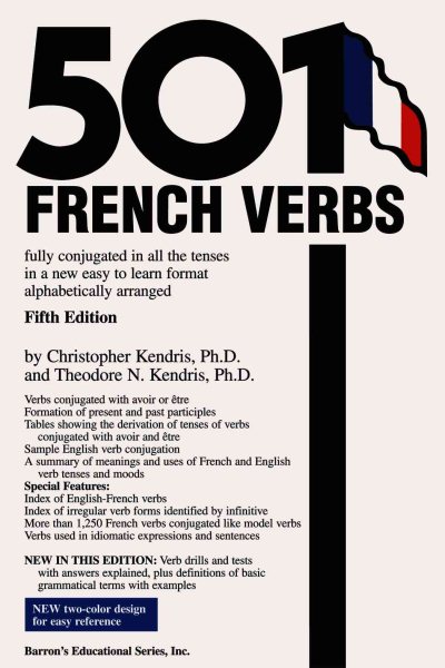 501 French Verbs (Barron's 501 French Verbs) cover