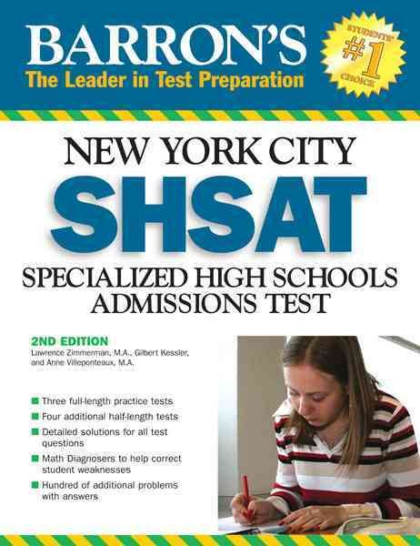 Barron's Shsat: Specialized High Schools Admissions Test (Barron's: The Leader in Test Preparation)