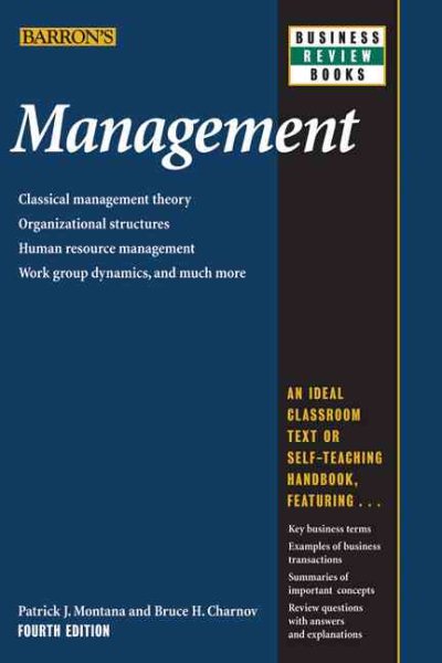 Management (Barron's Business Review Series) cover