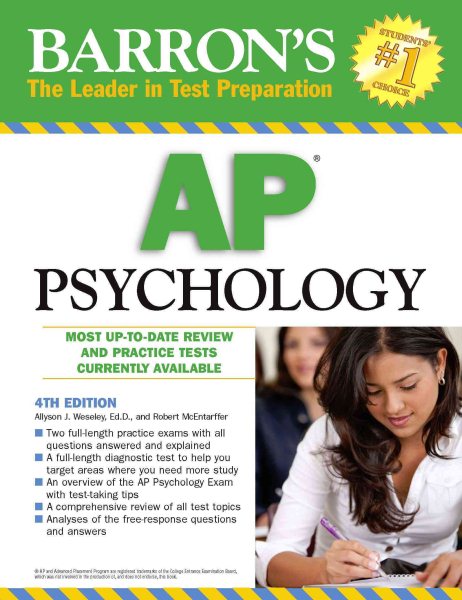 Barron's AP Psychology (Barron's: the Leader in Test Preparation) cover