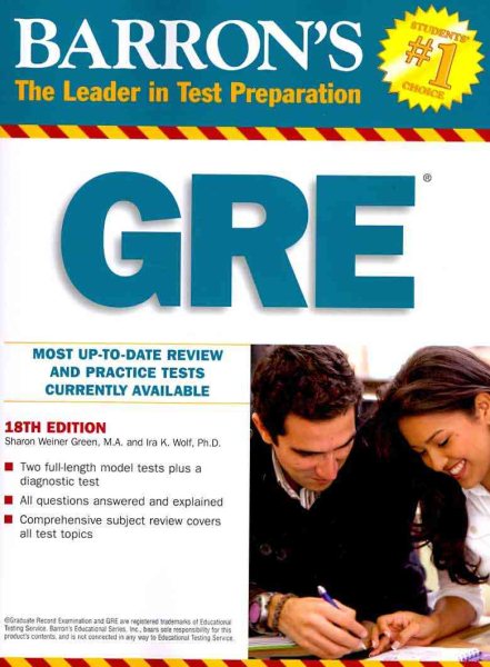 Barron's GRE: Graduate Record Examination (Barron's: The Leader in Test Preparation)
