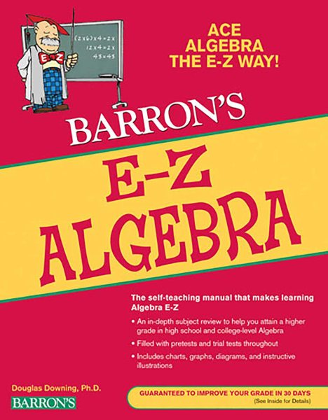 E-Z Algebra (Barron's E-Z Series) cover