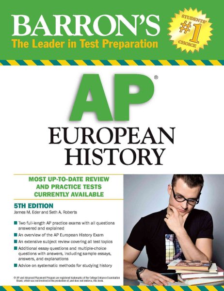 Barron's AP European History (Barron's: the Leader in Test Preparation) cover