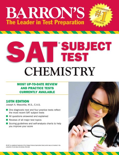 Barron's SAT Subject Test Chemistry cover