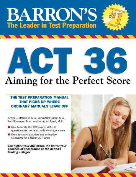 Barron's Act 36: Aiming for the Perfect Score cover