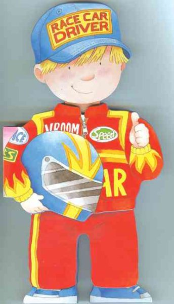 Race Car Driver (Little People Shape Books) cover