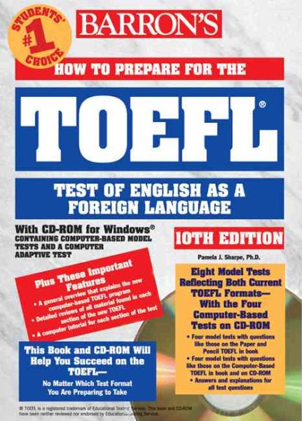 How to Prepare for the T.O.E.F.L.: Test of English As a Foreign Language (Barron's How to Prepare for the Test of English As a Foreign Language T.O.E.F.L)
