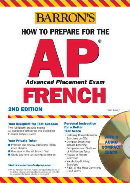 How to Prepare for the AP French with Audio CDs (Barron's How to Prepare for AP French) cover