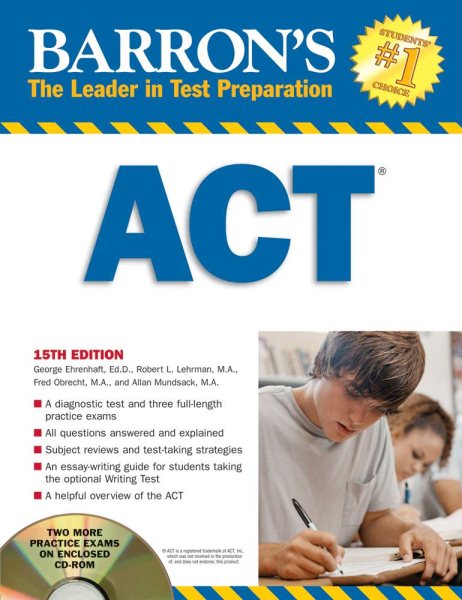 Barron's ACT 2009 (Barron's How to Prepare for the ACT American College Testing Program) cover