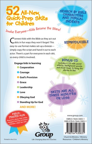 The Humongous Book of Bible Skits for Children's Ministry cover